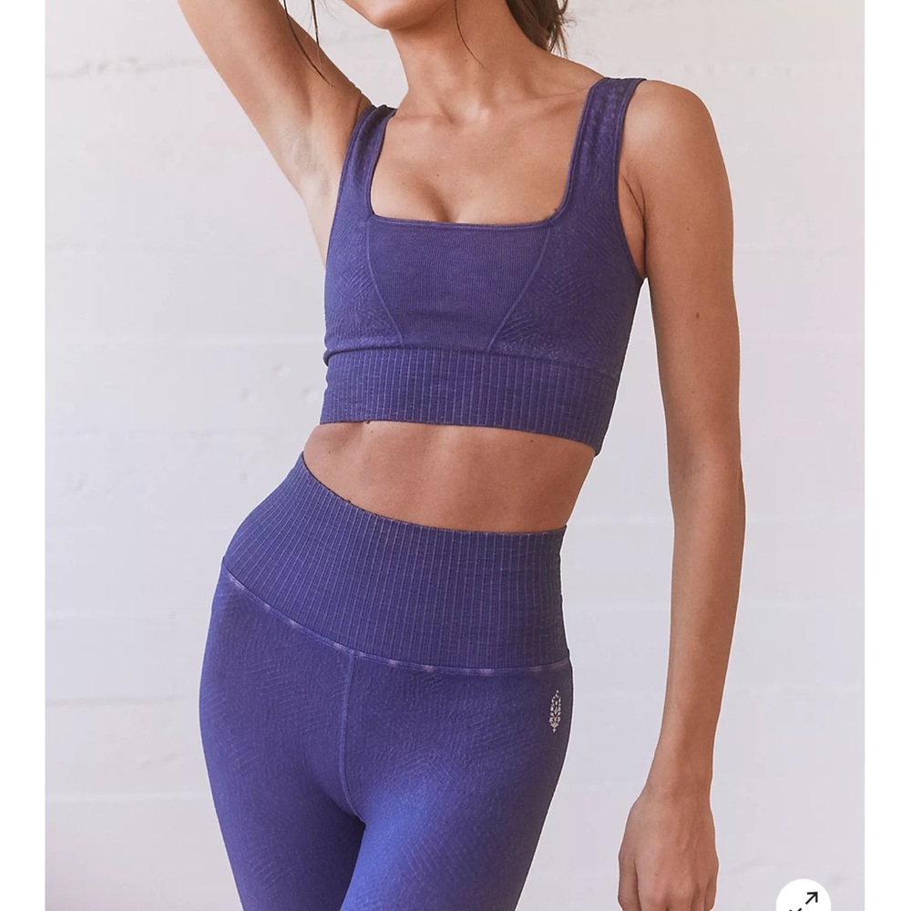 Free People Movement Good Karma Tile Textured Set XS/S